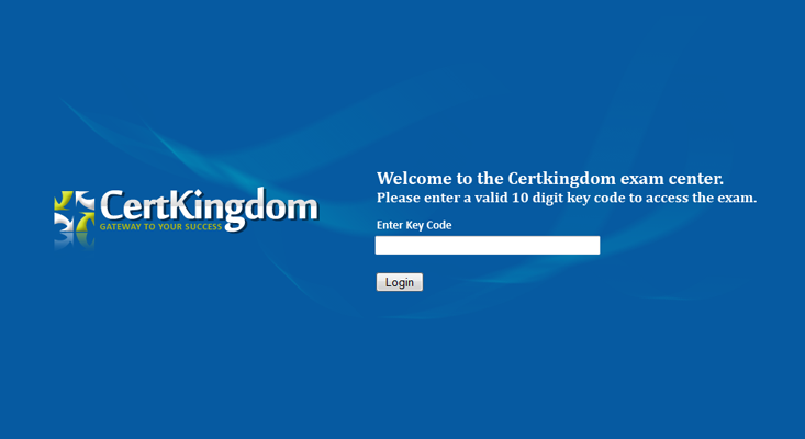 Welcome to Certkingdom Exam Center 
